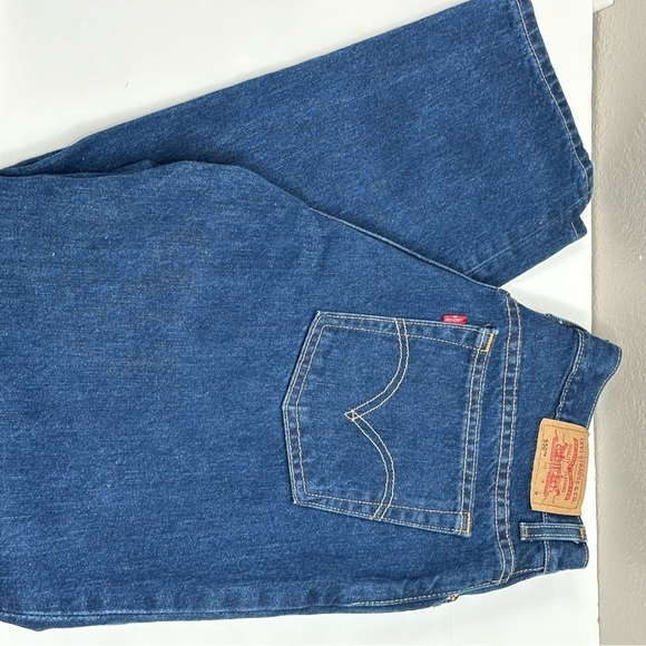 550 Relaxed Fit High Waisted Tapered Leg Women’s Jeans Size 14 Misses - Picture 11 of 11